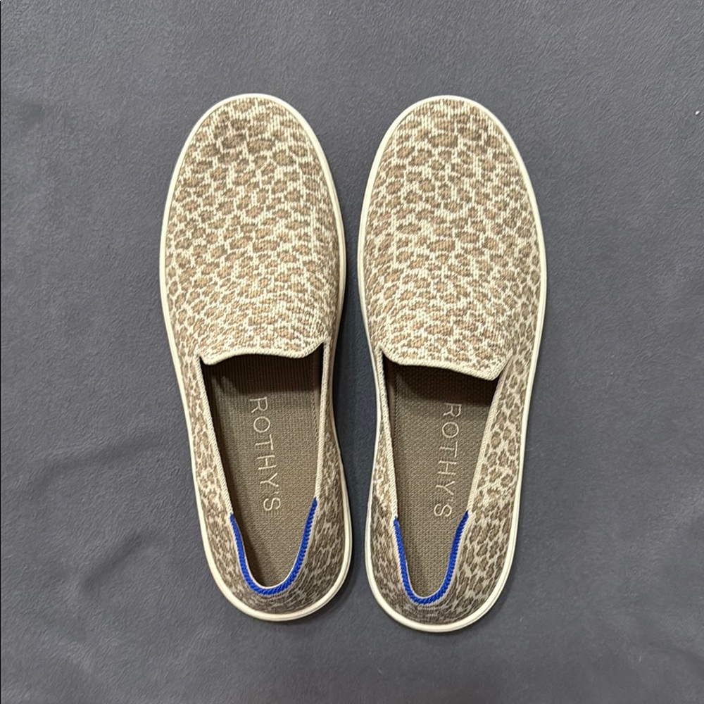 NWOB Rothy’s Animal Print Slip-Ons size 8.5